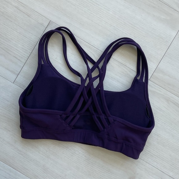 Athleta fully focused sports bra purple small - Picture 5 of 10